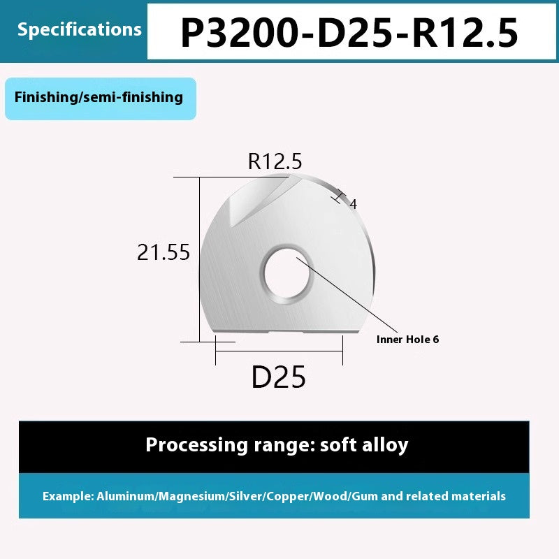 1149-South Lion Ball End Semicircular Inserts Finishing R4R5R6R8R10R12.5R15R16 20ZPFG/BNMP3202 Shandong Denso Pricision Tools Co.,Ltd.